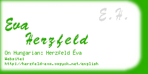 eva herzfeld business card